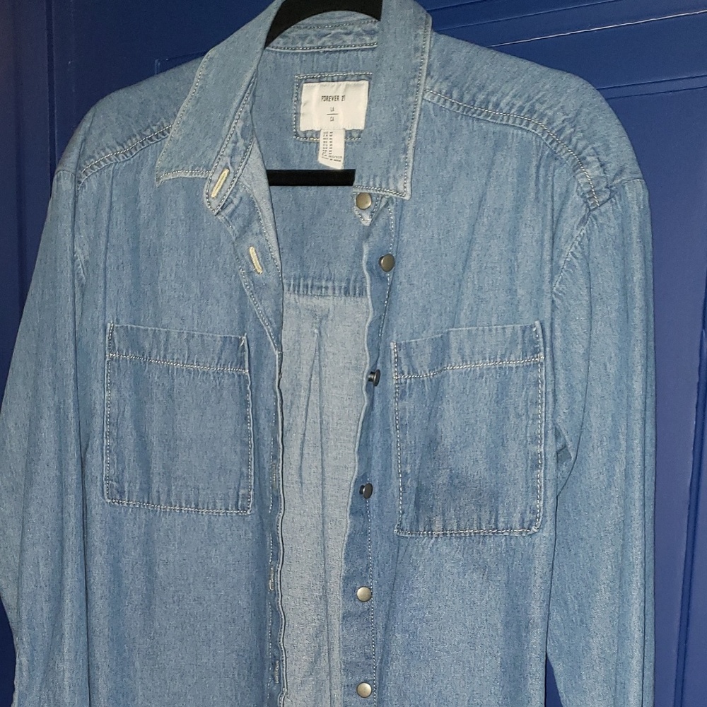 Denim Button Up